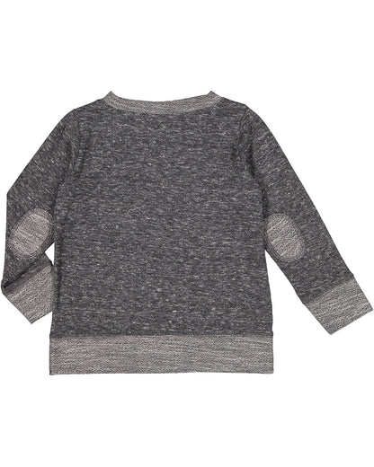 Toddler Harborside Melange French Terry Crew - Smoke Melange