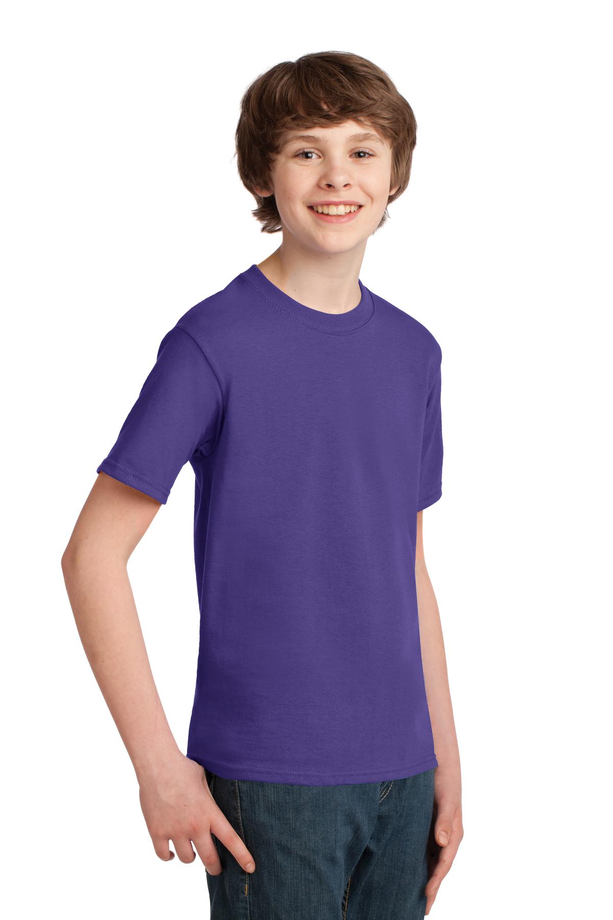 Youth Essential Tee - Purple