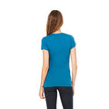 Women's Sheer Mini Rib Short-Sleeve T-Shirt - Deep Teal