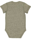 Infant Harborside Melange Bodysuit - Military Green Melange