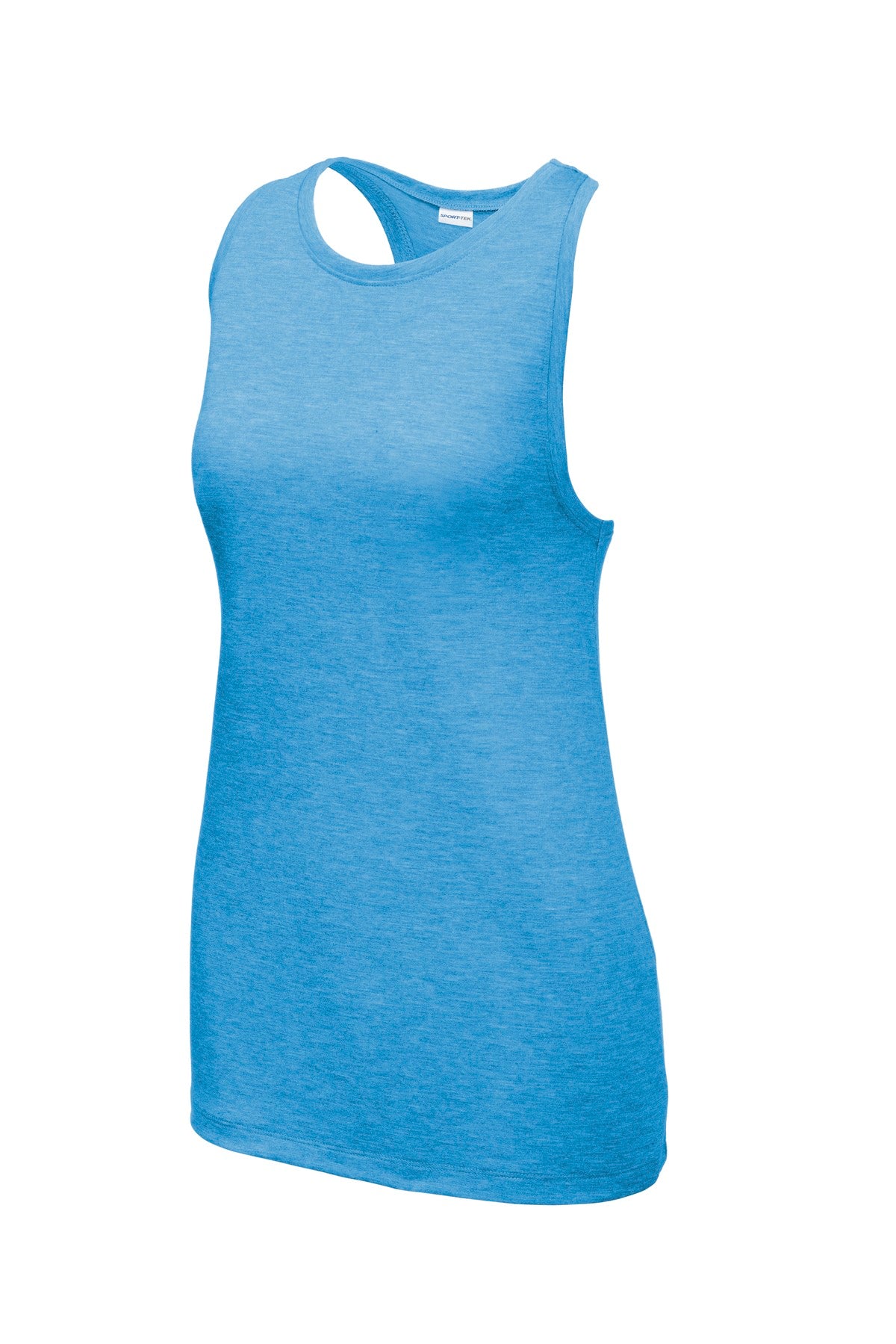 Women's PosiCharge Tri-Blend Wicking Tank - Pond Blue Heather