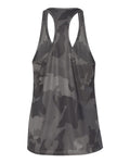 Women's Performance Racerback Tank - Sport Graphite Laser Camo