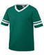 Augusta Sportswear 360 - Unisex Sleeve Stripe Jersey - Dark Green / White