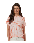 Cyclone Pinwheel Short Sleeve T-Shirt - Peach