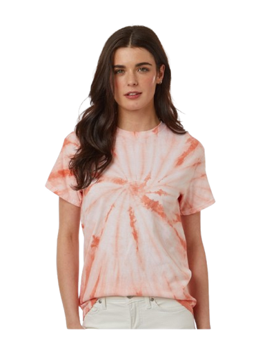 Cyclone Pinwheel Short Sleeve T-Shirt - Peach