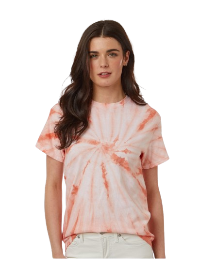 Cyclone Pinwheel Short Sleeve T-Shirt - Peach