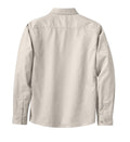 Women's Long Sleeve Easy Care Shirt - Light Stone / Cl Navy