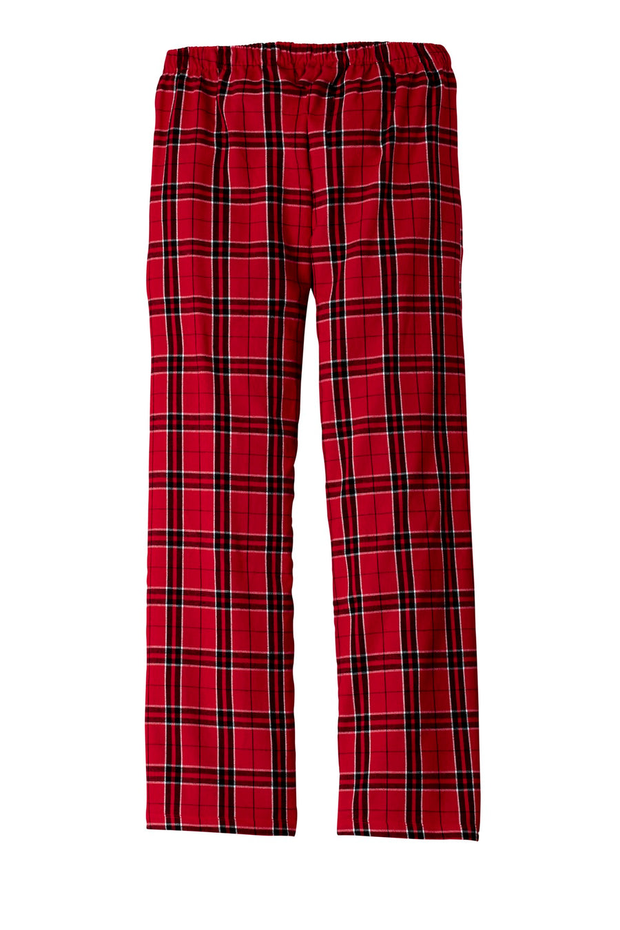 Unisex Flannel Plaid Pant - New Red