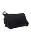 Authentic Pigment 1908 - Pigment-Dyed Raw-Edge Messenger Bag - Black