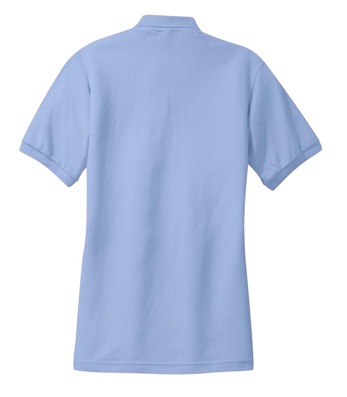 Women's Silk Touch Polo - Light Blue