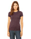 Bella + Canvas 6004 - Women's Junior Fit Favorite T-Shirt - Heather Maroon