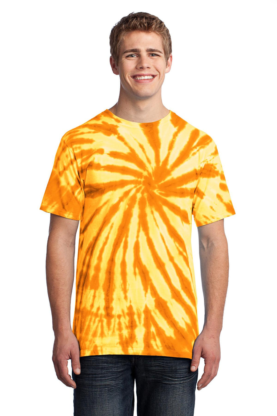 Unisex Tie-Dye Tee - Gold