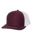 Richardson 112 - Snapback Trucker Cap - Maroon / White