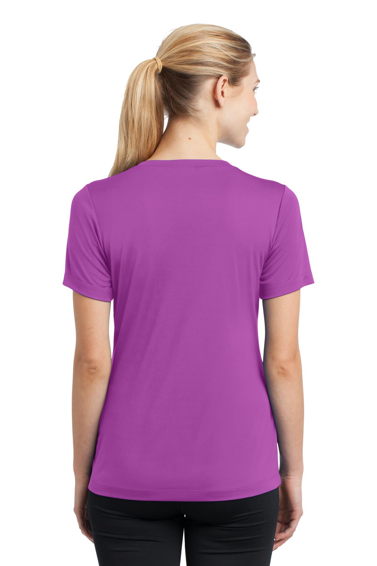 Women's PosiCharge Competitor V-Neck Tee - Pink Orchid
