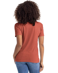 Unisex CVC Crewneck T-Shirt - Heather Redwood
