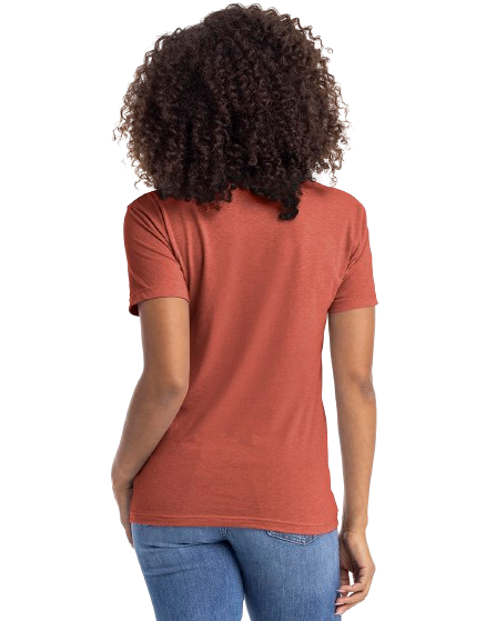Unisex CVC Crewneck T-Shirt - Heather Redwood