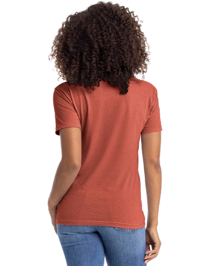 Unisex CVC Crewneck T-Shirt - Heather Redwood
