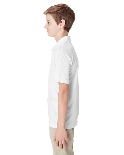 Youth Zone Performance Polo - White