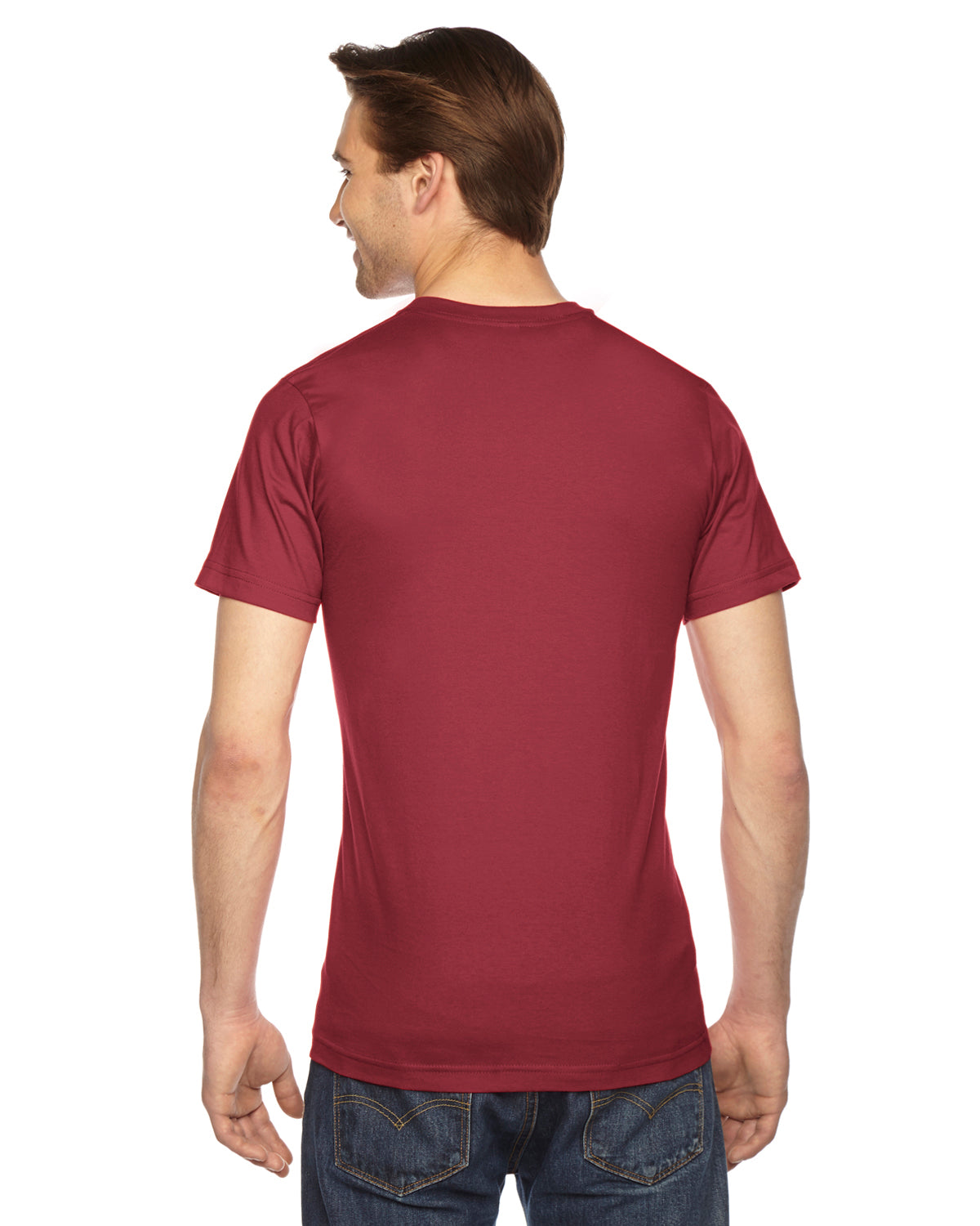 Unisex Fine Jersey Short-Sleeve T-Shirt - Cranberry