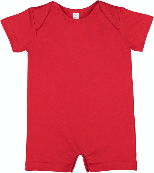 Infant Premium Jersey T-Shirt Romper - Red