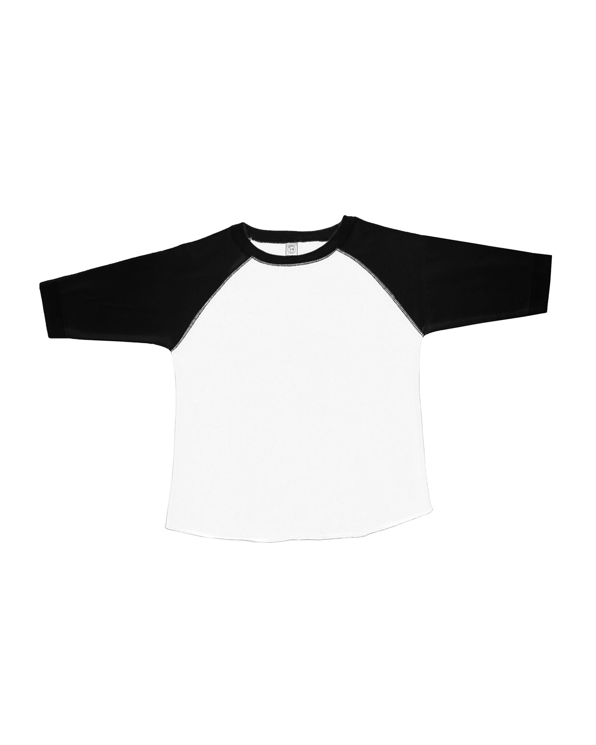 Toddler Baseball T-Shirt - White / Black