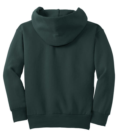 Youth Core Fleece Pullover Hoodie - Dark Green