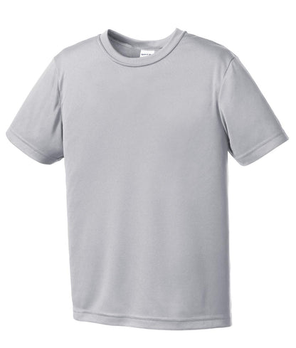Youth PosiCharge Competitor Tee - Silver