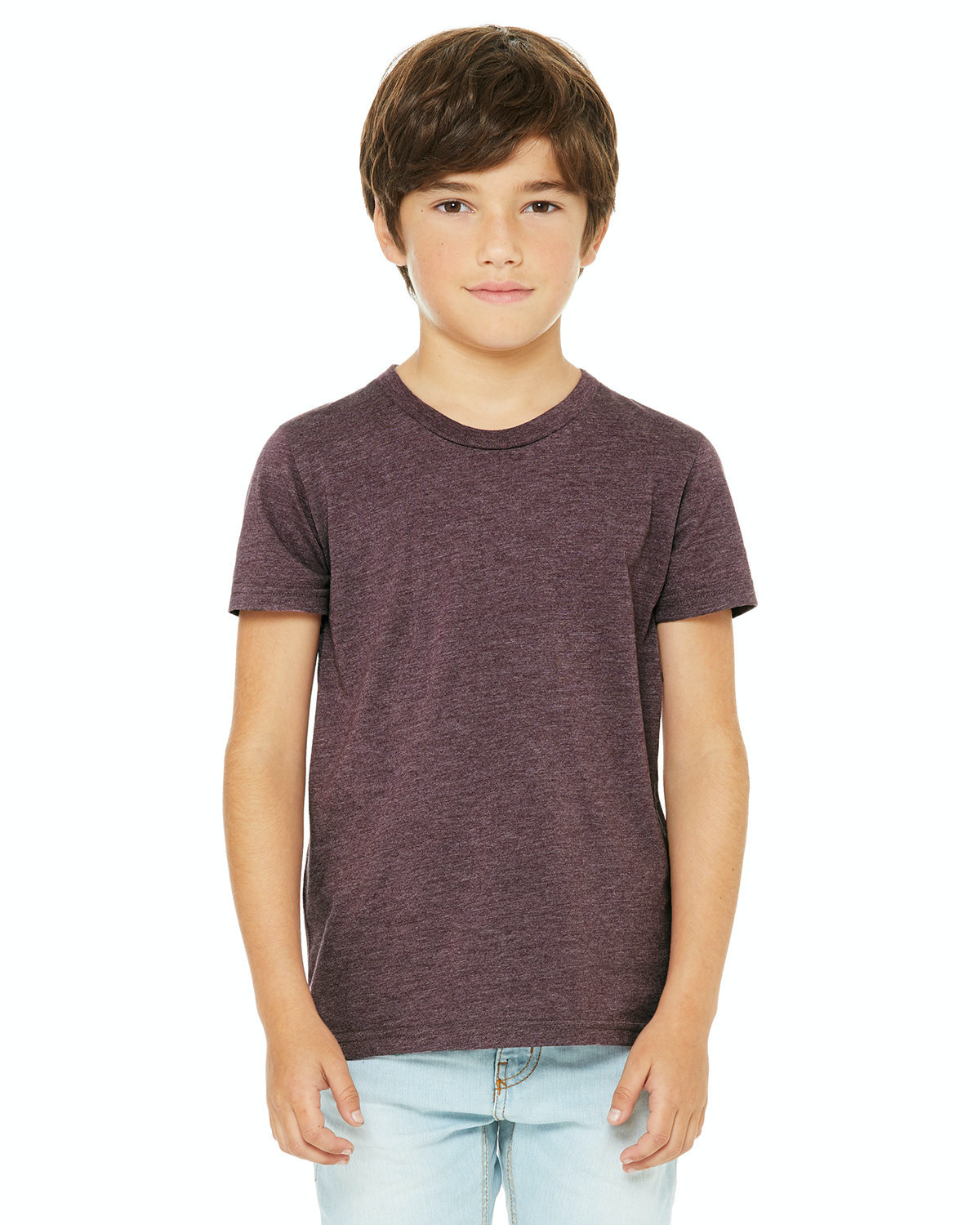 Youth Jersey T-Shirt - Heather Maroon