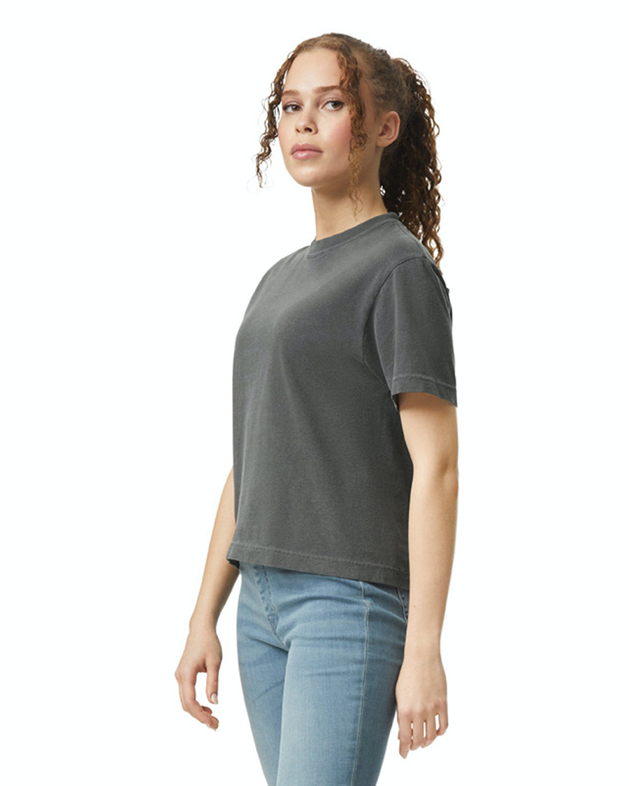 Heavyweight Women's Boxy Tee - Pepper