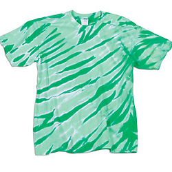 Youth One Color Tiger Stripe T-Shirt - Kelly Green