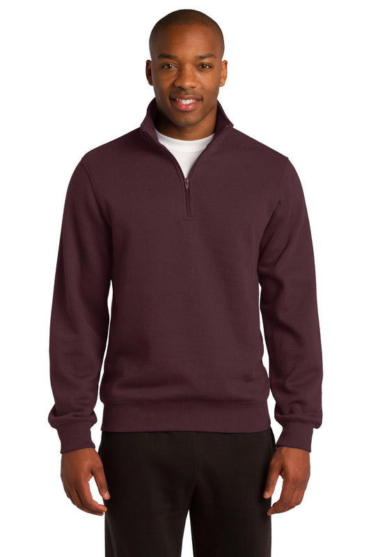 1/4-Zip Sweatshirt - Maroon