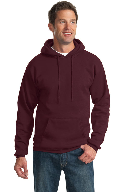 Unisex Essential Fleece Pullover Hoodie - Maroon