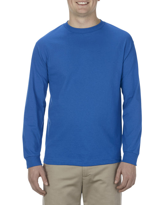 Unisex Heavyweight Cotton Long-Sleeve T-shirt - Royal