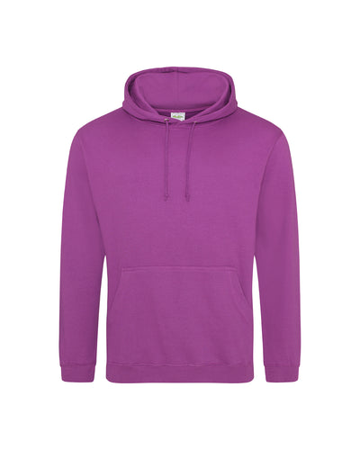 Unisex 80/20 Midweight College Hoodie - Magenta Magic