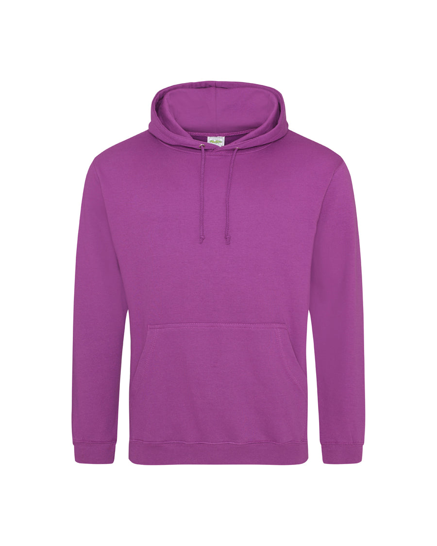 Unisex 80/20 Midweight College Hoodie - Magenta Magic