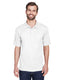 UltraClub 8210 - Men's Cool & Dry Mesh Piqué Polo - White