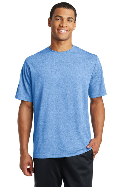 Unisex PosiCharge RacerMesh Tee - True Royal Heather