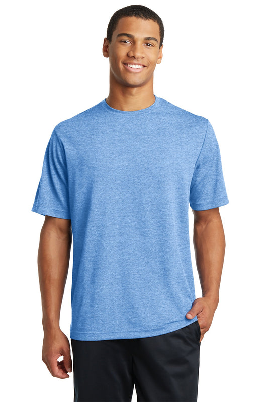 Unisex PosiCharge RacerMesh Tee - True Royal Heather