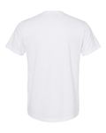 Unisex Poly-Rich V-Neck Tee - White