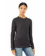 Bella + Canvas B6500 - Women's Jersey Long-Sleeve T-Shirt - Heather Dark Gray