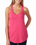 Women's French Terry Racerback Tank - Hot Pink