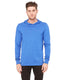 Bella + Canvas 3512 - Unisex Jersey Long-Sleeve Hoodie - Heather True Royal