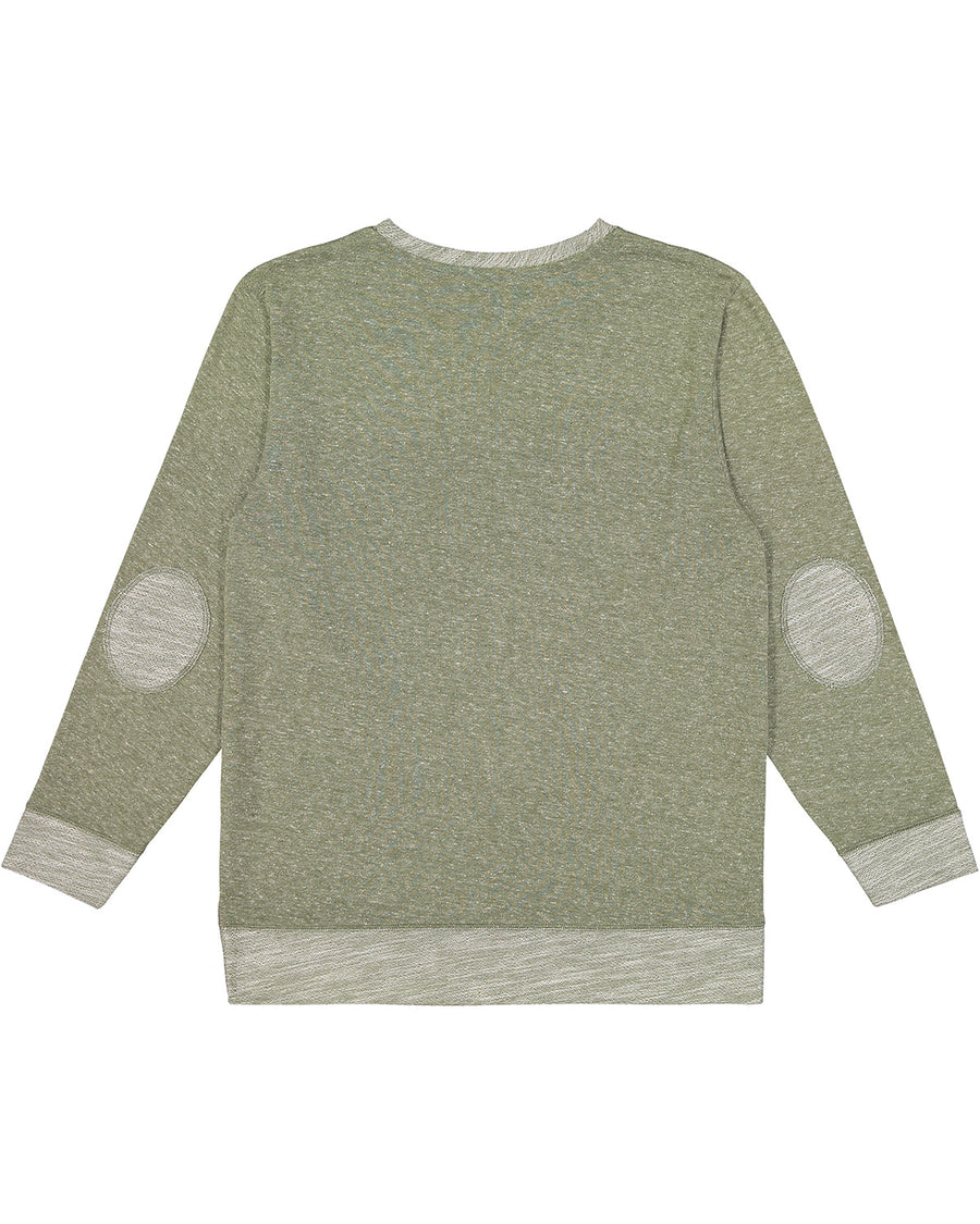Harborside Melange French Terry Pullover - Military Green Melange