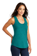 Women's Perfect Tri Racerback Tank - Heather Teal