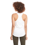 Women's Gathered Racerback Tank - White
