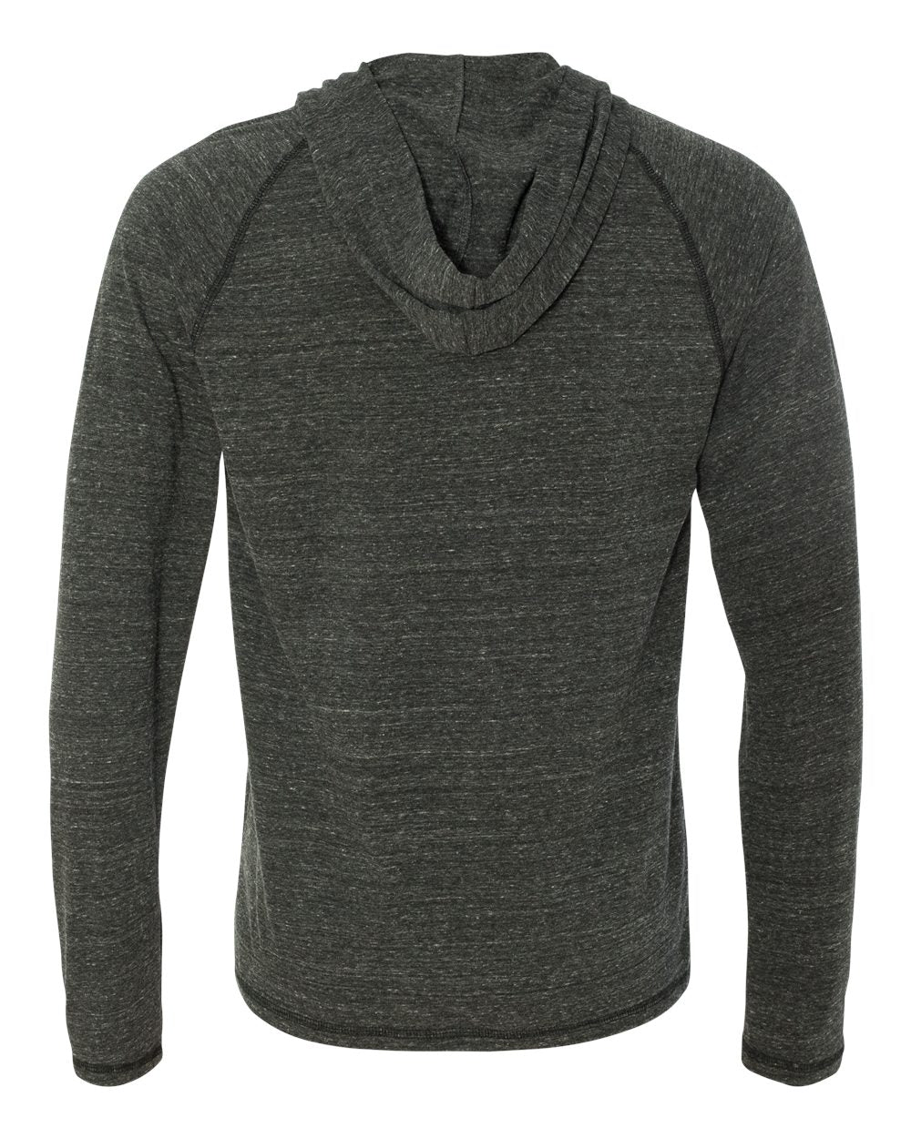 Triblend Jersey Hooded Pullover - Charcoal Heather Triblend