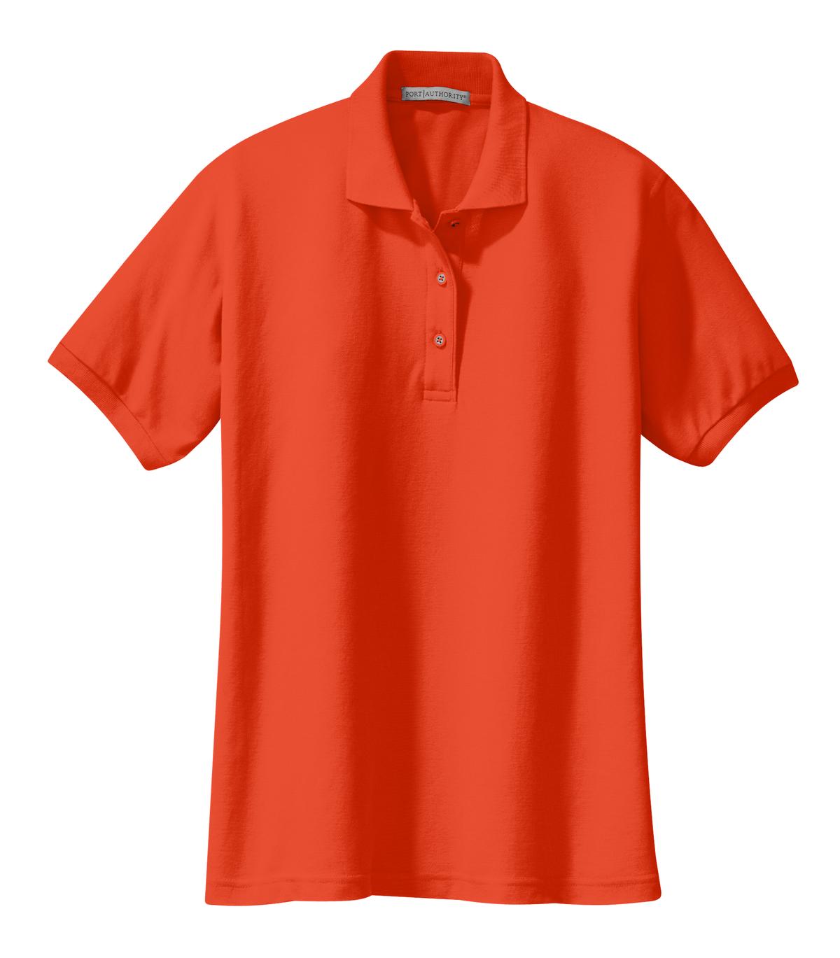 Women's Silk Touch Polo - Orange