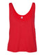 Bella + Canvas 8880 - Women's Flowy Boxy Tank - Red
