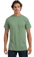 Unisex Poly-Rich Tee - Heather Green
