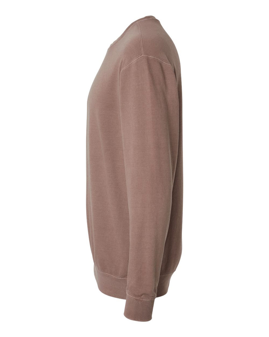 Unisex Lighweight Cotton Crewneck Sweatshirt - Espresso